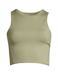 Casall Overlap Crop Top - Jade Green