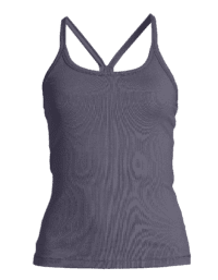 Casall Strap Rib Tank - Nordic Blue