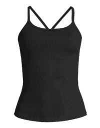 Casall Strap Rib Tank - Black