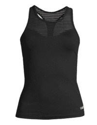 Casall Stripe Mesh Racerback - Black