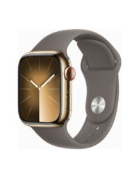 Watch S9 GPS+Cell 41mm Gold Stainl Steel Case Clay SB - S/M