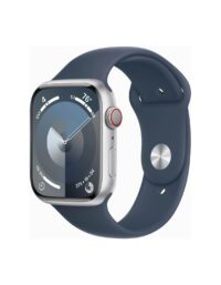 Watch S9 GPS+Cell 45mm Silver Alu Case Storm Blue SB - S/M