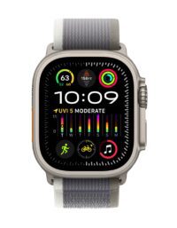 Apple Watch Ultra 2 GPS+Cell, 49mm Titan Case Green/Grey Trail Loop - M/L