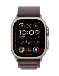 Apple Watch Ultra 2 GPS+Cell, 49mm Titan Case Indigo Alpine Loop - Medium