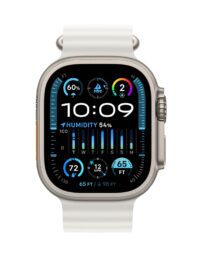 Apple Watch Ultra 2 GPS+Cell, 49mm Titan Case White Ocean Band