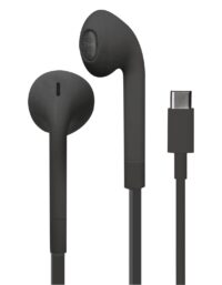 ICON Stereo-hörlur med USB-C och mik., Svart