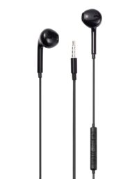 E100 Semi-in-ear headset, answer button, 3.5mm, mic, black