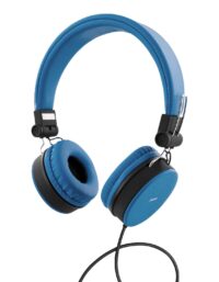 H300 Headphones with microphone, foldable, 3.5 mm, blue