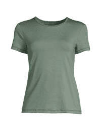Casall Essential Mesh Detail Tee - Dusty Green