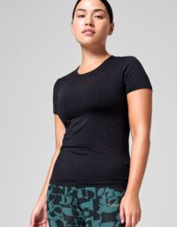 Casall Essential Detail Tee - Black