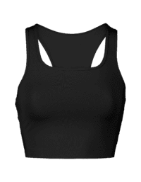 Casall Square Neck Sports Top - Black