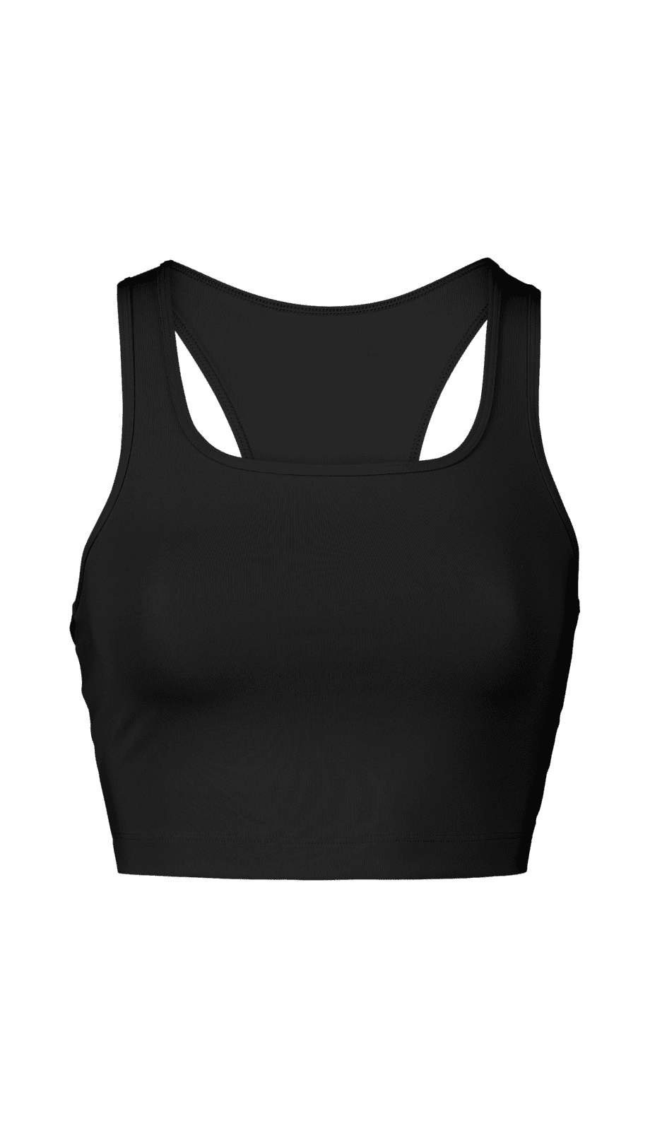Casall Square Neck Sports Top - Black