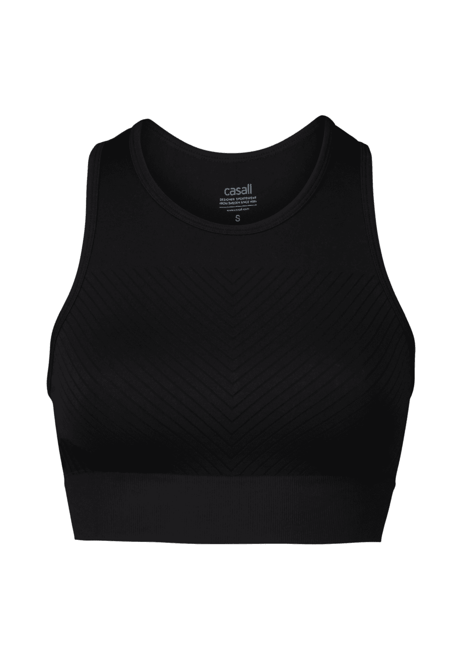 Casall Essential Block Seamless Sport Top - Black