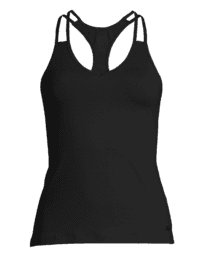 Casall V-Neck Racerback - Black