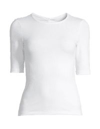 Casall Rib Tee - White