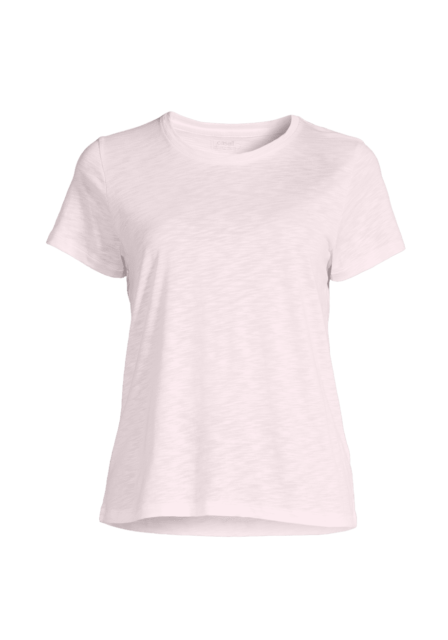 Casall Soft Texture Tee - Nectar Pink