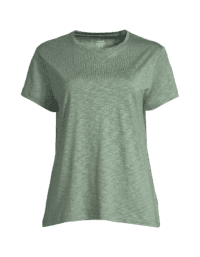 Casall Soft Texture Tee - Dusty Green