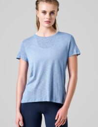 Casall Soft Texture Tee - Sense Blue