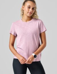 Casall Soft Texture Tee - Winter Mauve