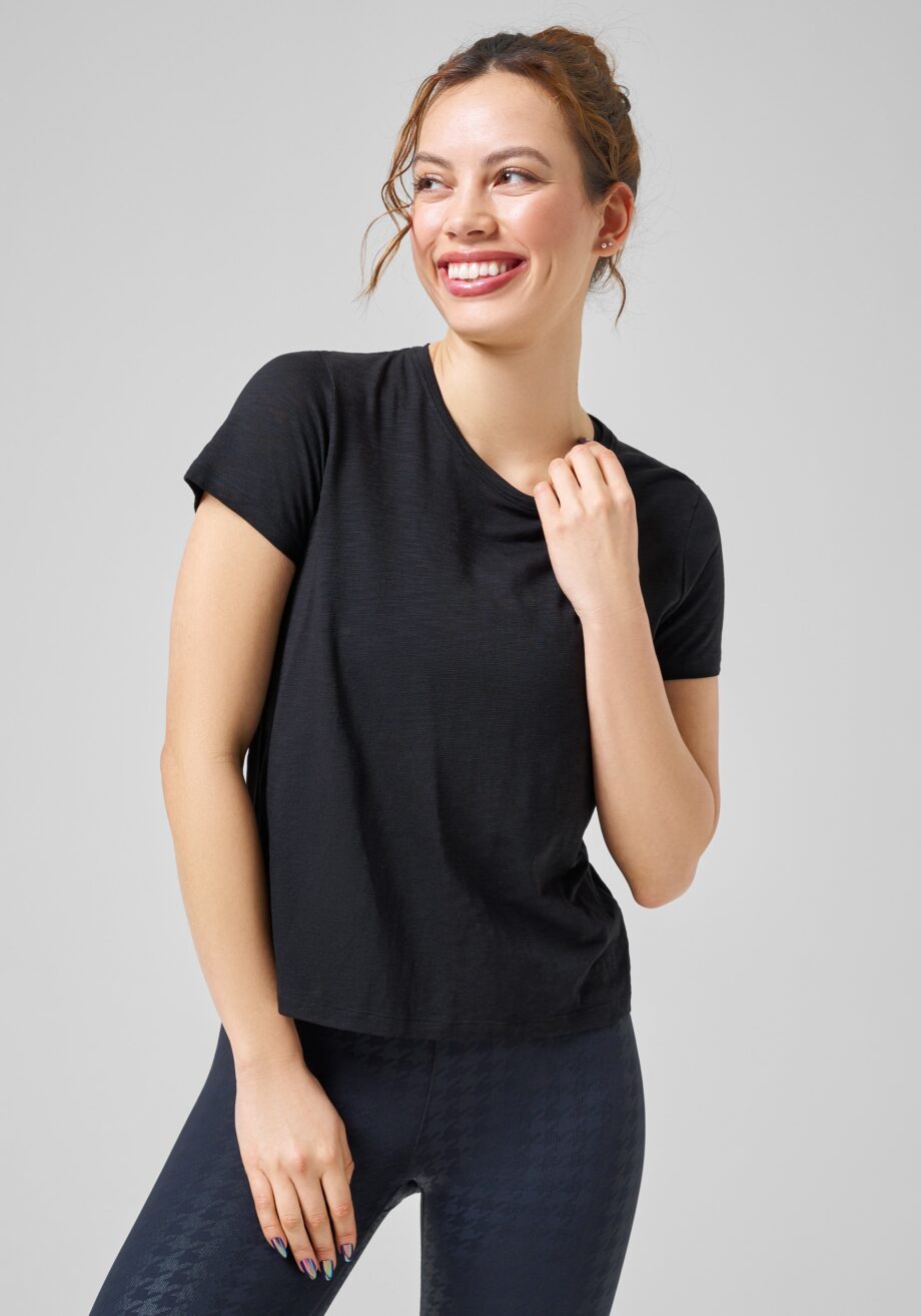Casall Soft Texture Tee - Black