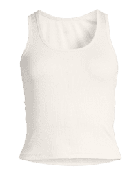 Casall Delight Scoop Neck Tank - Off White