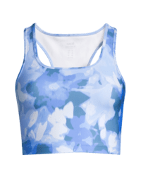 Casall Blossom Square Neck Sports Top - Blossom Blue