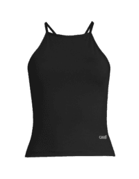 Casall Built-In-Bra Halterneck Tank - Black