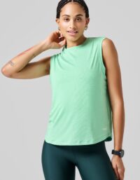 Casall Laser Mesh Muscle Tank - Apple Crush