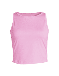 Casall Laser Mesh Crop Top - Orchid Pink