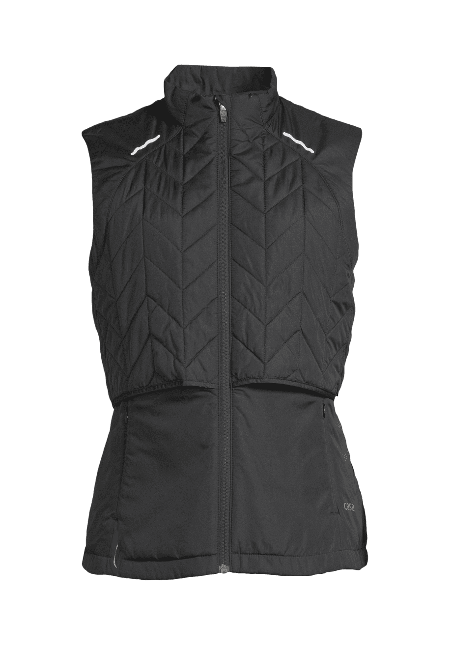 Casall Quilted Running Vest - Black