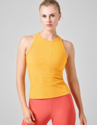 Casall Signified Rib Tank - Yellow Glaze