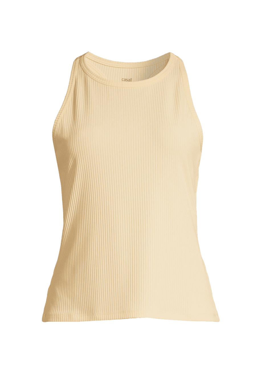 Casall Signified Rib Tank - Milky Vanilla