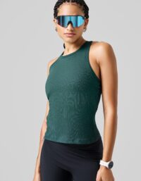 Casall Signified Rib Tank - Dark Pine