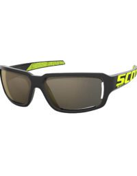 Scott Obsess ACS Sunglasses Black/Neon Yellow/Gold Chrome