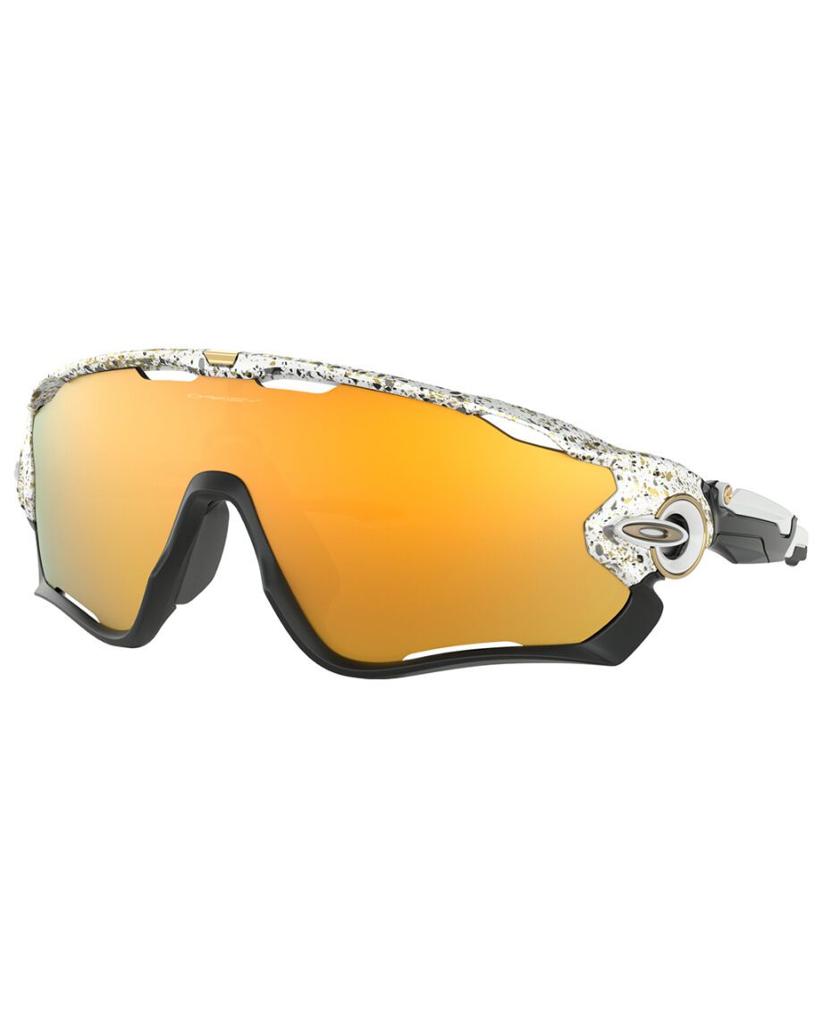 Oakley Jawbreaker Splatter White 24K Iridium