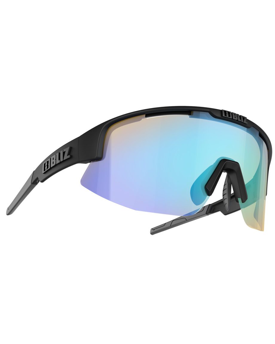 Bliz Matrix Small Nordic Light Matt Black Smoke/Ice Blue Multi