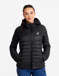 Revolution Race Helium Down Jacket - Dam - Black, Storlek:XS - Vinterjackor