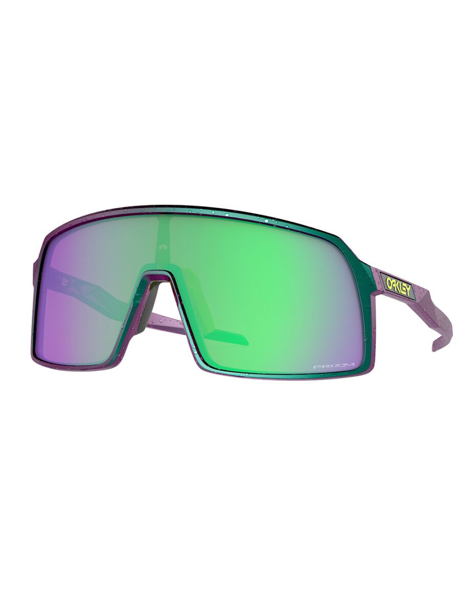 Oakley Sutro Green/Purple Splatter Prizm Road Jade