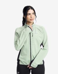Revolution Race Pace Wind Jacket - Dam - Iceberg Green, Storlek:XS - Dam > Jackor > Vindjackor