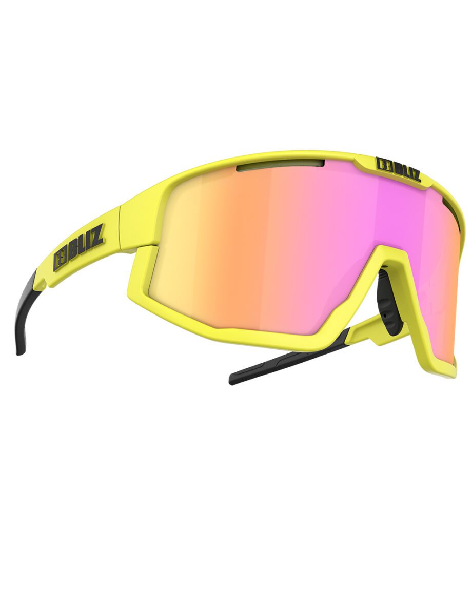 Bliz Fusion Neon Yellow M12 Brown/Purple Multi
