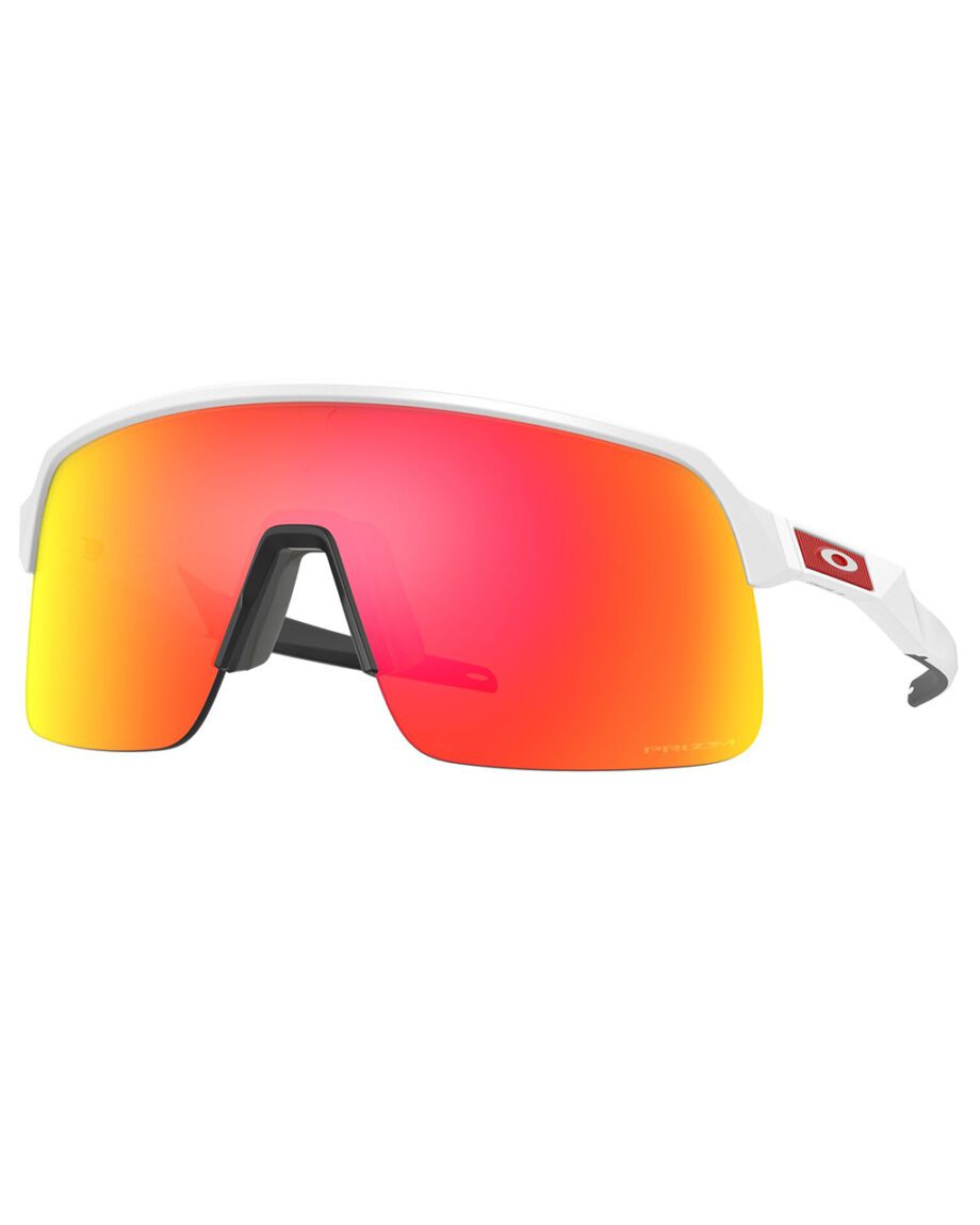 Oakley Sutro Lite Polished White Prizm Ruby