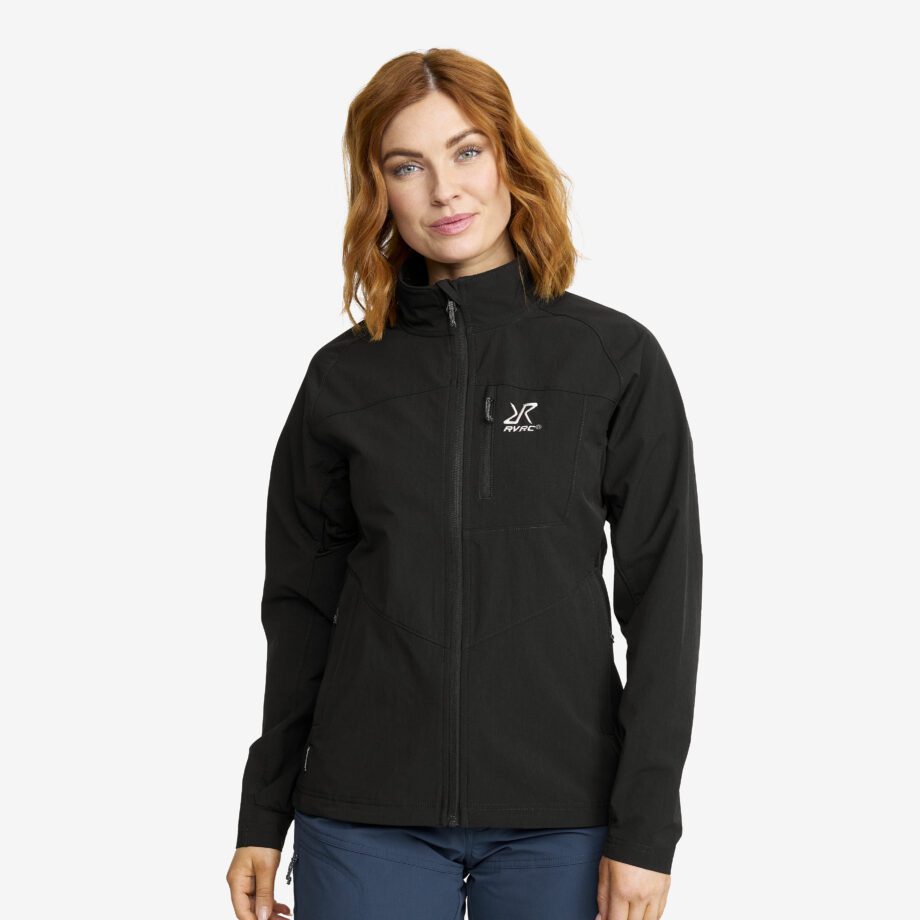 Revolution Race Dam > Jackor > Softshelljackor - Venue Stretch Jacket - Dam - Black, Storlek:S