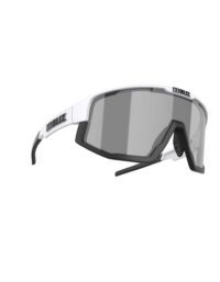 Bliz Fusion Matt White Silver Mirror