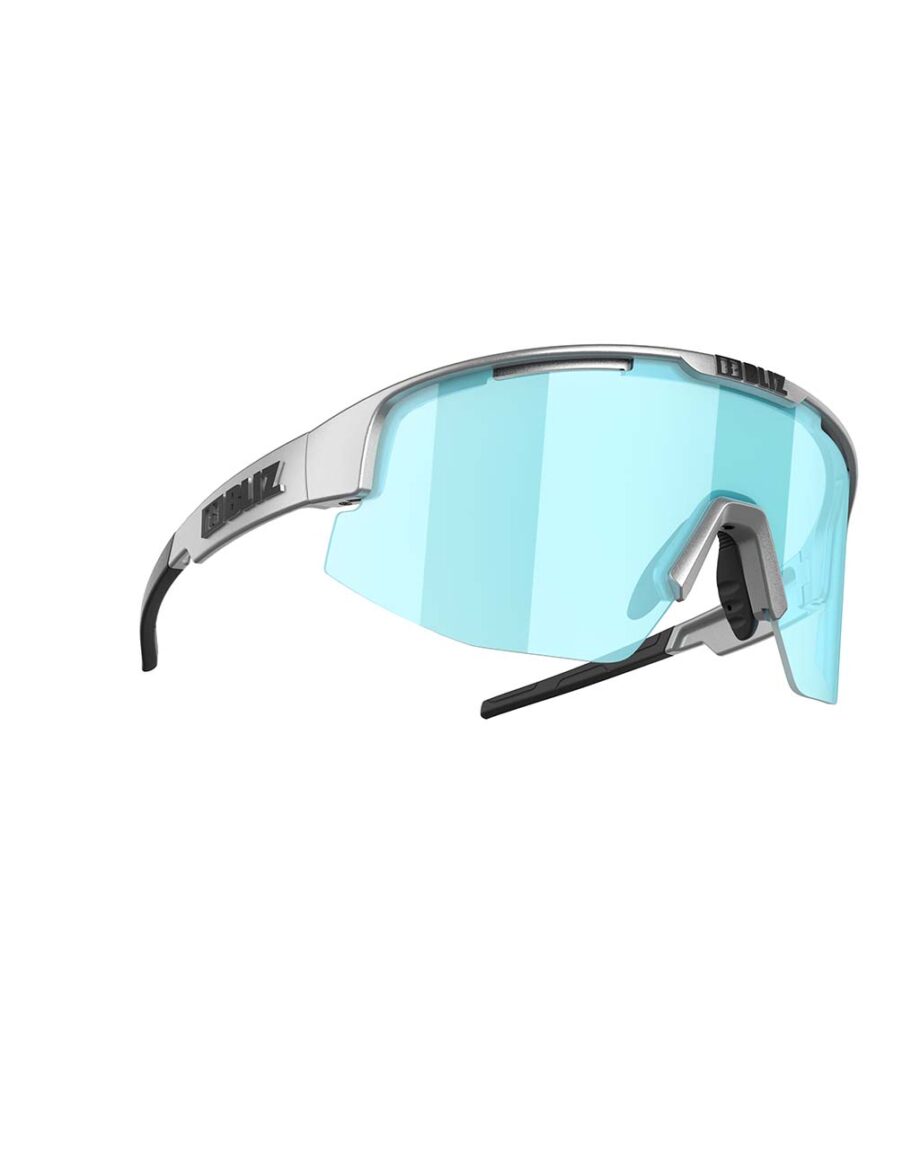 Bliz Matrix Metallic Silver Smoke/Ice Blue Multi