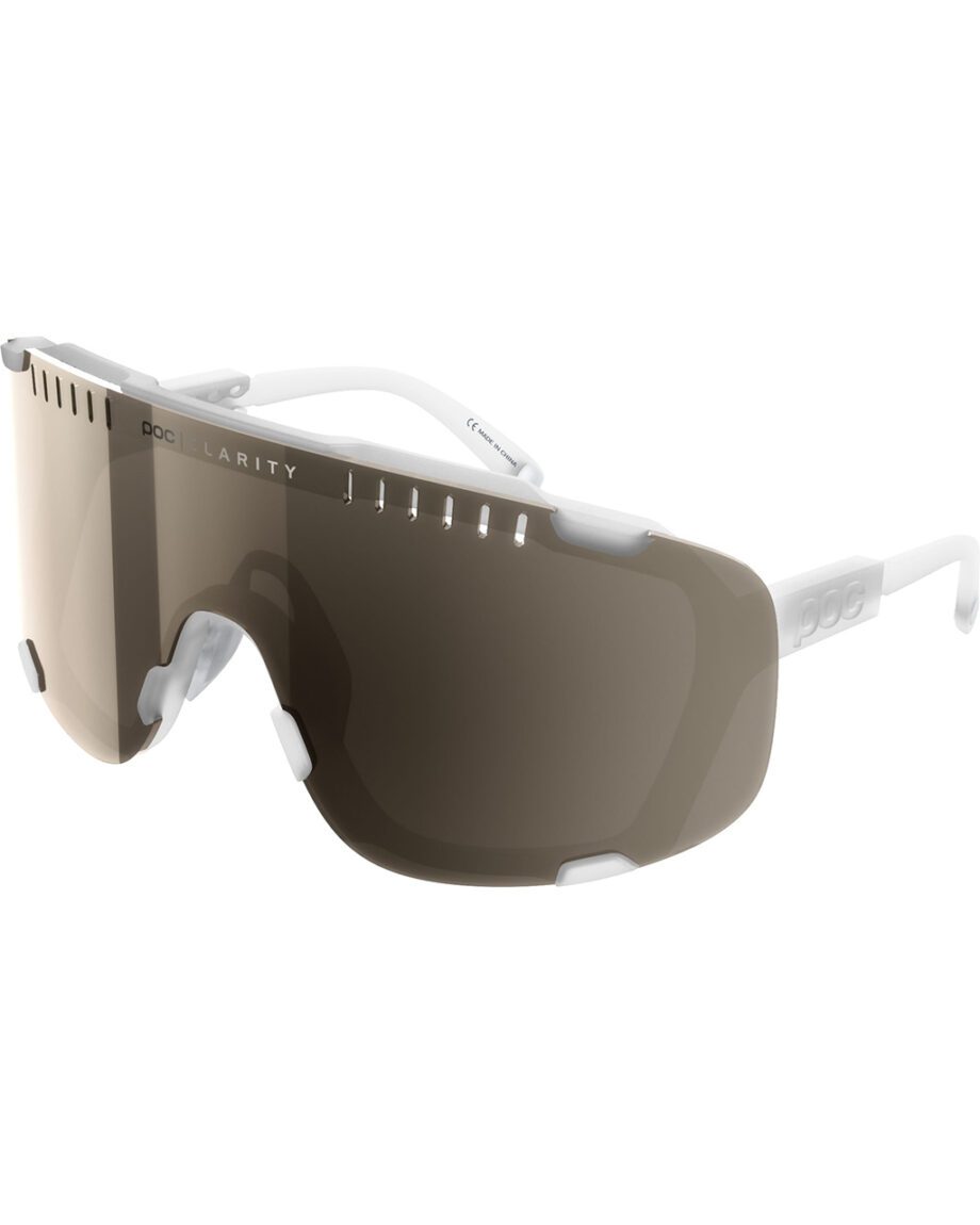 POC Devour Transparant Crystal Brown/Silver Mirror