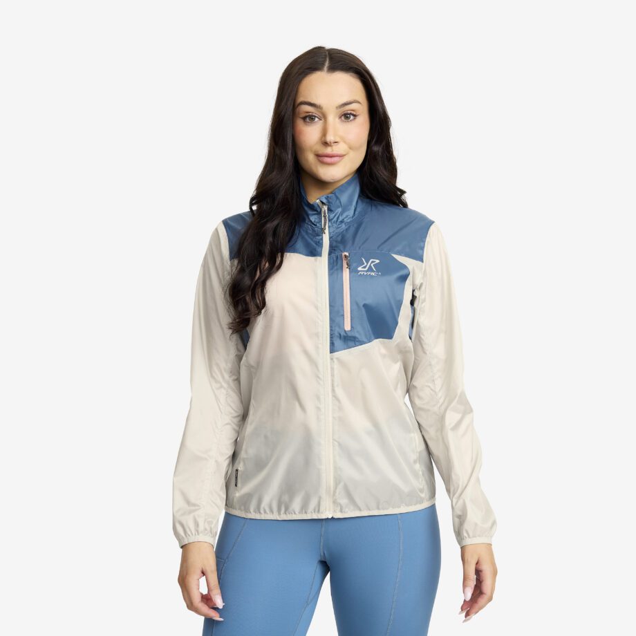 Revolution Race Dam > Jackor > Vindjackor - Unit Light Windbreaker - Dam - Captain"s Blue/Peyote, Storlek:XL