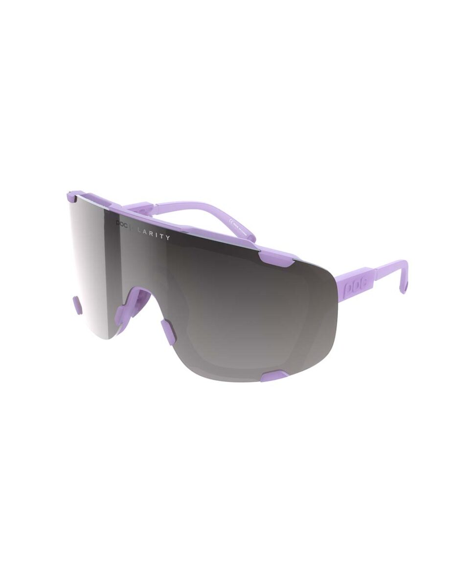 POC Devour Purple Quartz Translucent Violet/Silver Mirror