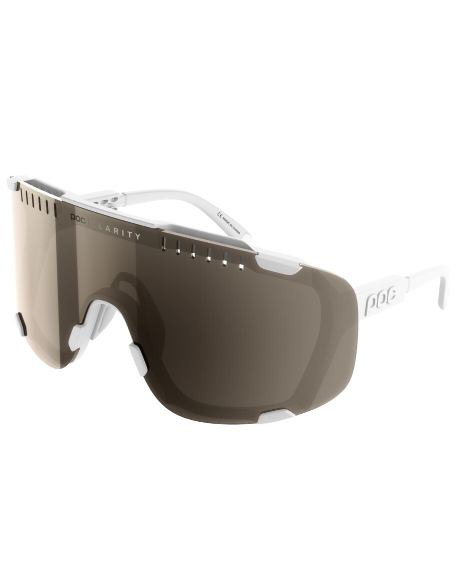 POC Devour Hydrogen White Clarity Trail /Partly Sunny Silver