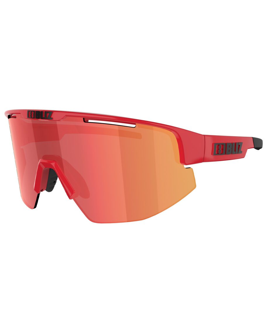 Bliz Matrix Matte Red Brown with Red Multi