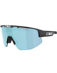 Bliz Matrix Matt Black Smoke with Ice Blue Multi